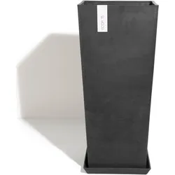 Ecopots, Blumentopf, Rotterdam High (32 x 32 x 70 cm)