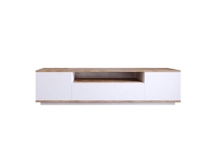 Habitat Garten Tv-Möbel fr7 weiss, Weiß, Holz, 44x44x180 cm, Wohnzimmer, TV Möbel, Lowboards, Lowboards stehend