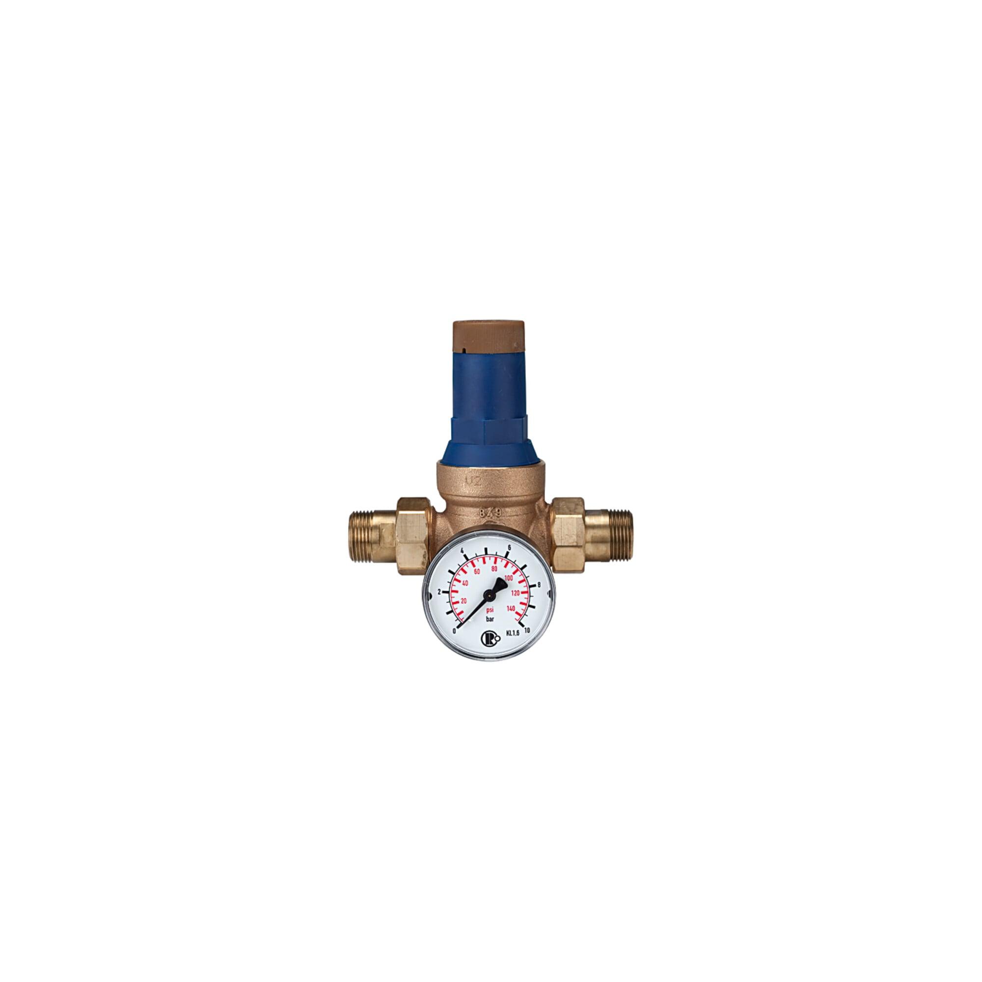 Riegler Druckregler für Trinkwasser, DVGW-geprüft, R 1/2, 1,5 - 6 bar (100.101)