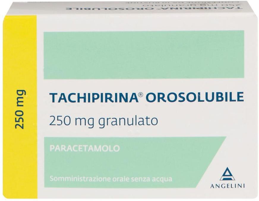 ANGELINI (A.C.R.A.F.) SpA Tachipirina Orosolubile 250 mg Paracetamolo, 10 Bustine