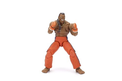 Jada Toys Street Fighter Dee Jay actiefiguur, 15 cm, met accessoires en extra onderdelen