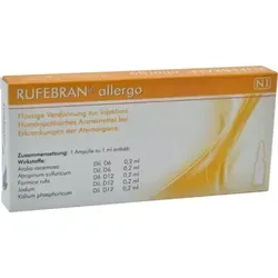RUFEBRAN allergo Ampullen 10 St Ampullen