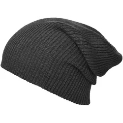Strick-Beanie "MB7955" Knitted Lone - dunkelgrau