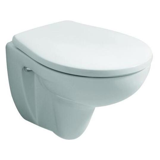 Geberit WC-Sitz RENOVA COMPACT abn mit Deckel Scharniere Edelstahl weiss (571044000)