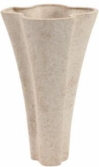 Sagebrook Home Porto Portugal Vase, Taupe, Contemporary