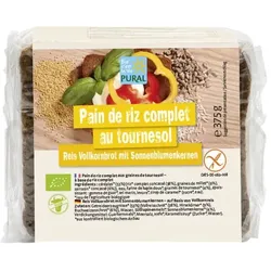 Pural Reis Vollkorn-Brot Sonnenblumenkerne glutenfrei bio