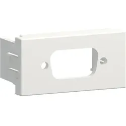 Hager G45MM3019016 Montagerahmen 1-fach für Multimedia Typ 30 Direkt Klipping 45x22.5 Verkehrsweiß