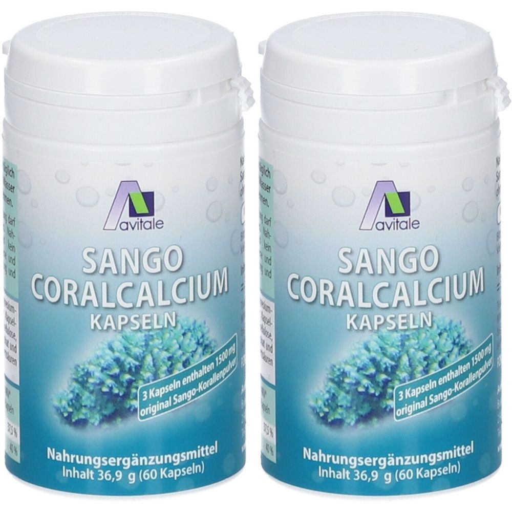 Sango Coral Calciumkapseln 2x 2x60 St Kapseln