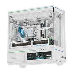 Thermaltake Boitier Moyen Tour ATX Thermalright TL-M10 Vision RGB avec panneaux vitrés (Blanc) (ATX, mATX) (TL-M10 VISION WHITE)