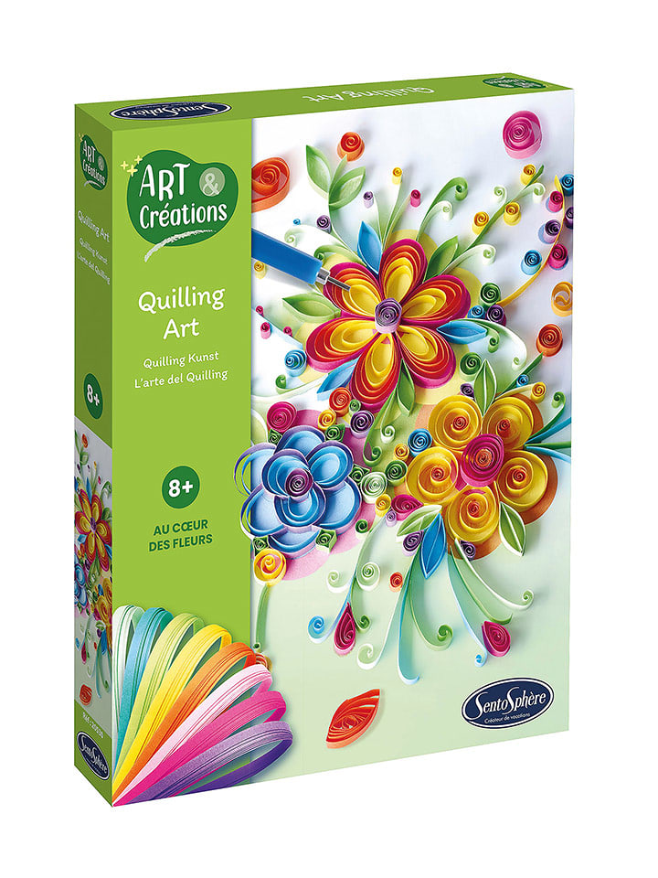 SentoSphere Bastelset "Quilling'Art Blumen" - ab 8 Jahren - onesize