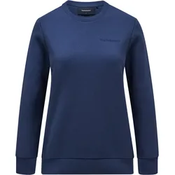 Peak Performance Pullover Original Small Logo Crew, navy