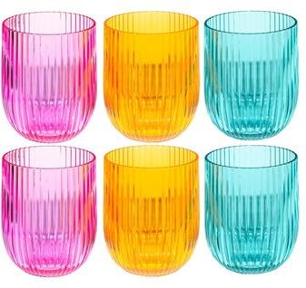 Abode Homewares Ribbed Coupe Cereal Bowl, Black, Set of 8