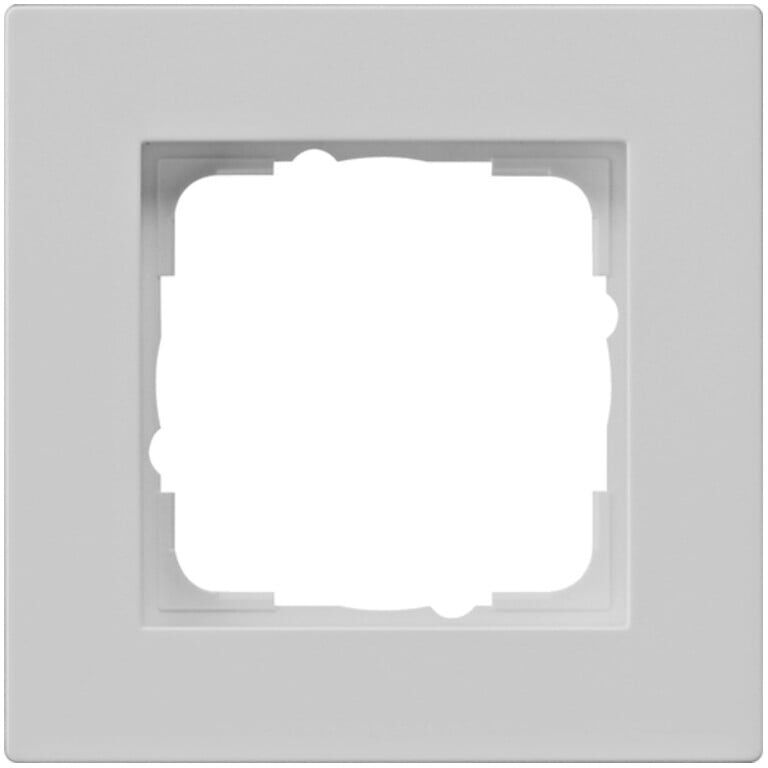 Gira Abdeckrahmen 1-f. flach, grau 0211375)