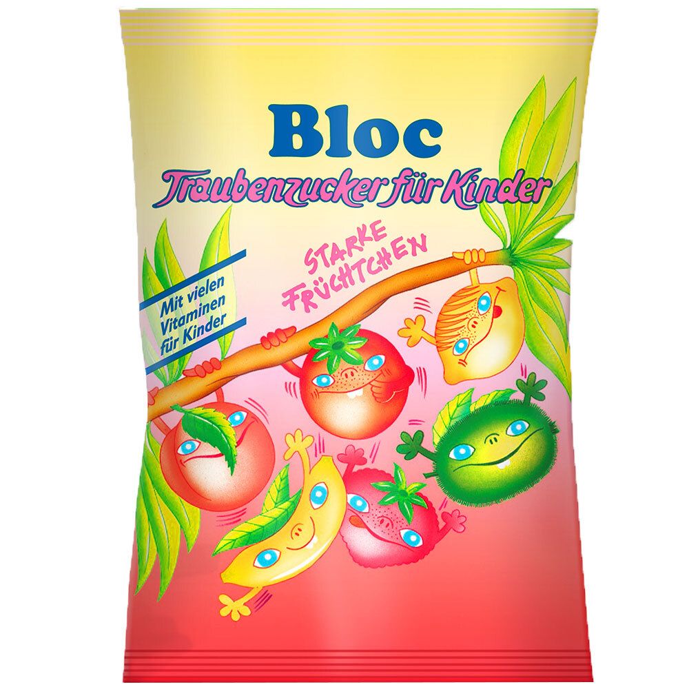 Bloc Kinder Traubenzucker versch.Geschmacksr.Btl. 75 g Bonbons