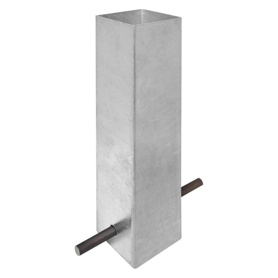 Moravia MORION Bodenhülse feuerverzinkt Für Pfosten 70x70 mm, Länge ca. 330 mm (102.10.906)