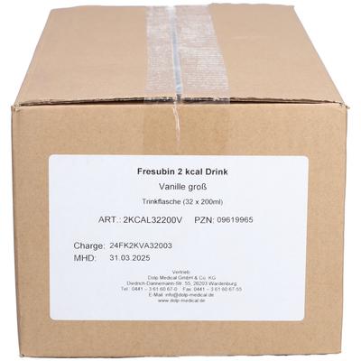 Fresubin 2 kcal Drink Vanille Trinkflasche 8x4x200 ml Lösung