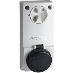 Schneider Electric 82098 Anbausteckdose verriegelt, 32A, 3p+E, 480-500 V AC, IP65