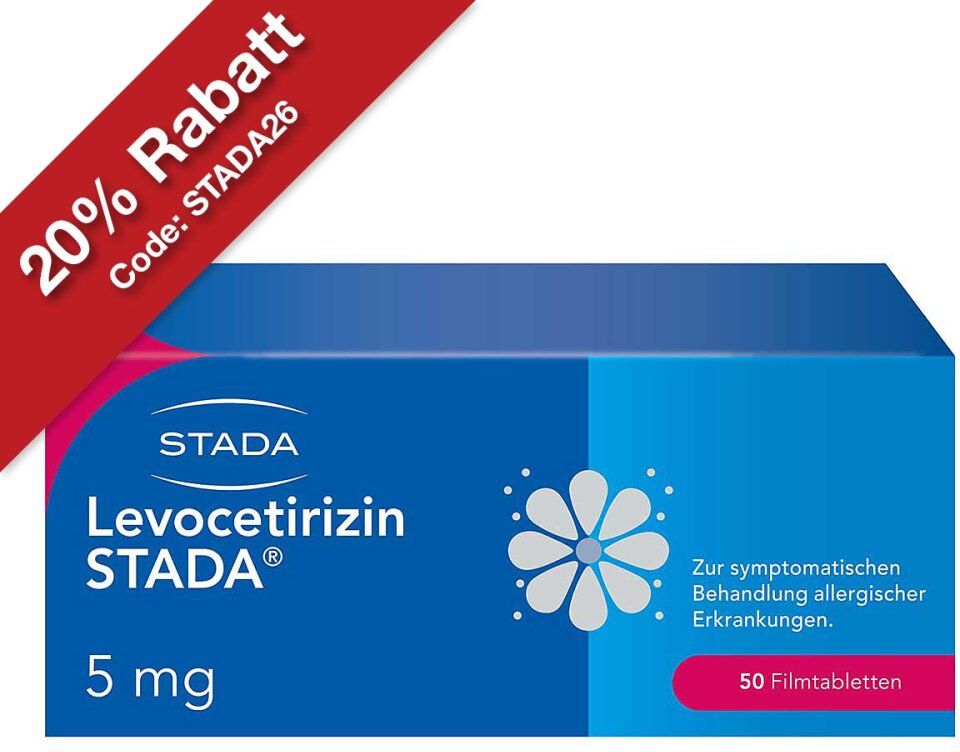 Levocetirizin STADA 5 mg Filmtabletten bei Allergien