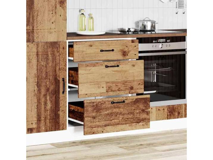 Bon plan  Meuble Bas Cuisine/ Armoire de cuisine - JILI HOT - Kalmar vieux bois - Bois d'ingénierie Thome5502200