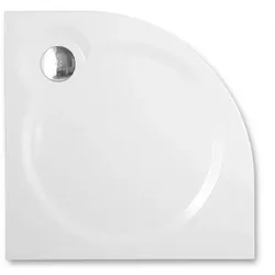 Roth Tahiti-M Duschwanne Viertelkreis 90x90 cm gegossener Marmor 8000065