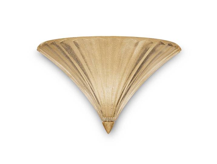 IDEAL LUX Designer Wandleuchte Santa ap1 big, dimmbar, messing / gold, für Wohn- / Esszimmer, Glas