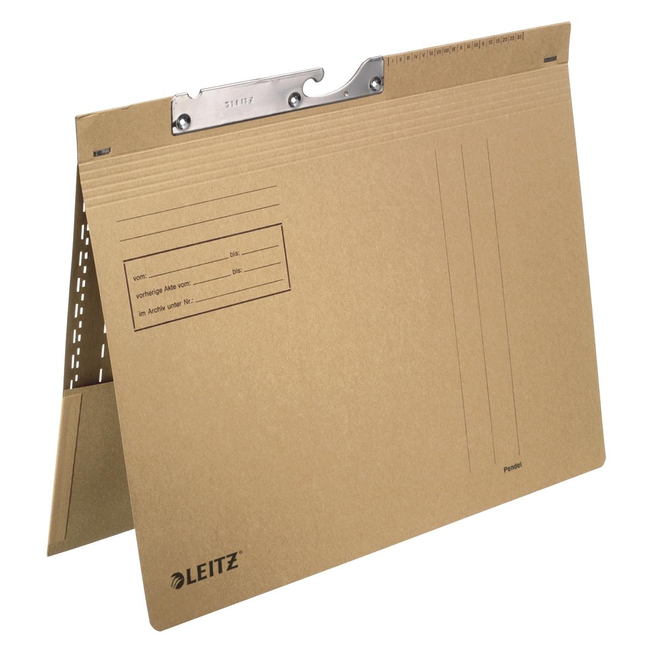 Leitz Pendelhefter, mit Tasche, A4, grau (A4, 50x) (2012-00-85)