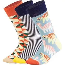 DILLY SOCKS Socken Purrfect Mania, Größe 41/46 in Bunt Bunt