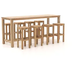 ROUGH-X 240 cm Gartenbar-Set 9-teilig