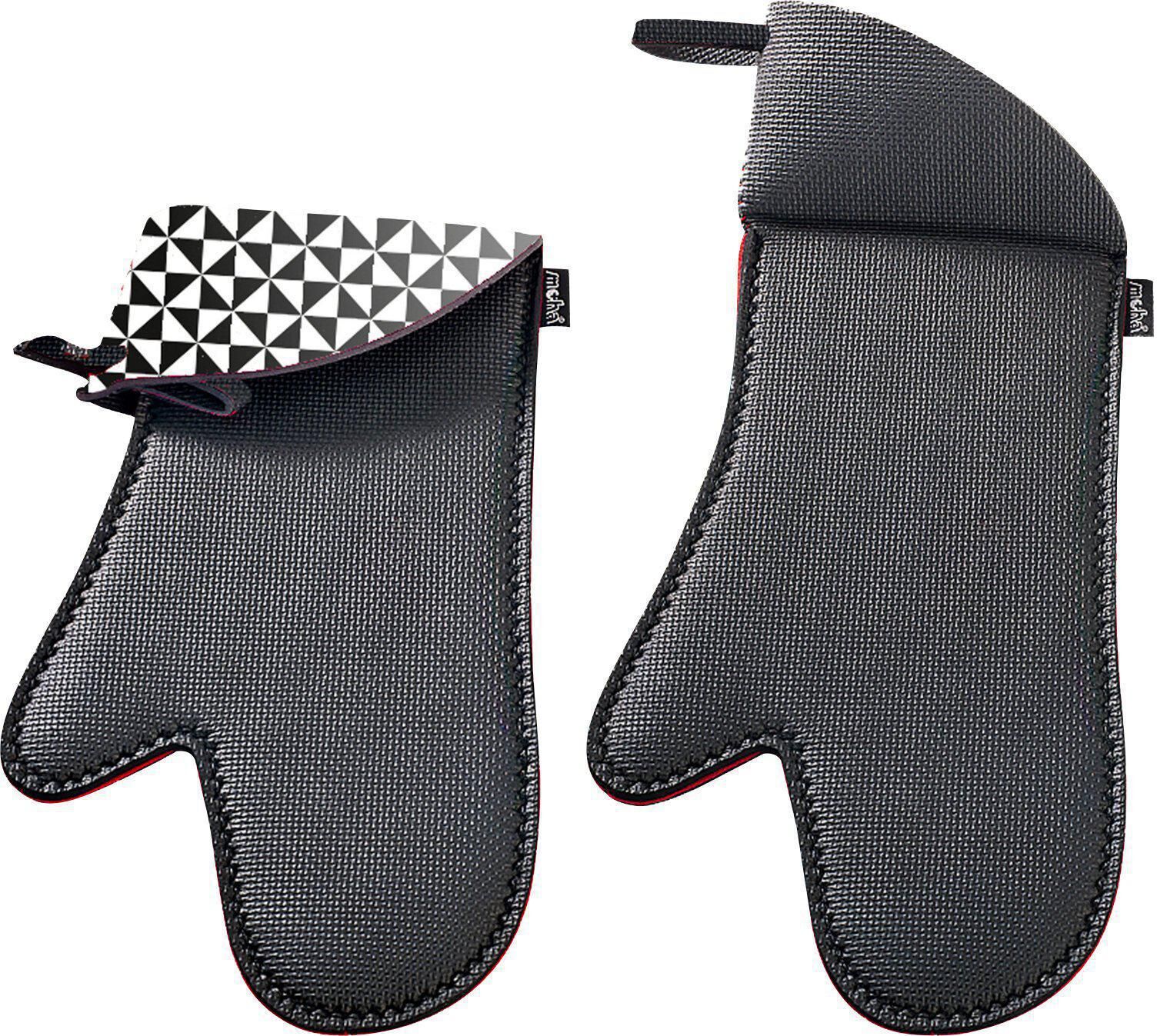 Grillhandschuhe "Moha Maxi Protector", schwarz, Topflappen, Grillhandschuhe schwarz Einheitsgröße
