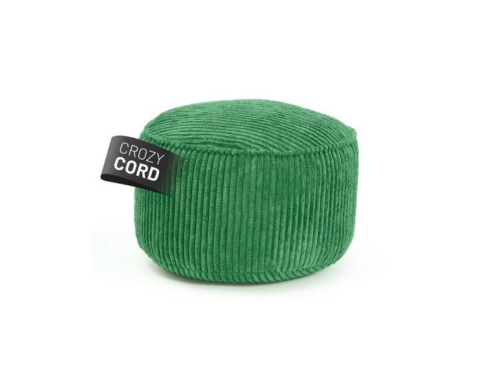 Hocker LUMALAND Pouf Cord 50 l , grün, B:45cm H:25cm T:45cm, Hocker, Hocker