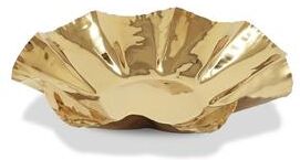 Vivience "Crushed Platter 16.5""L Gold"