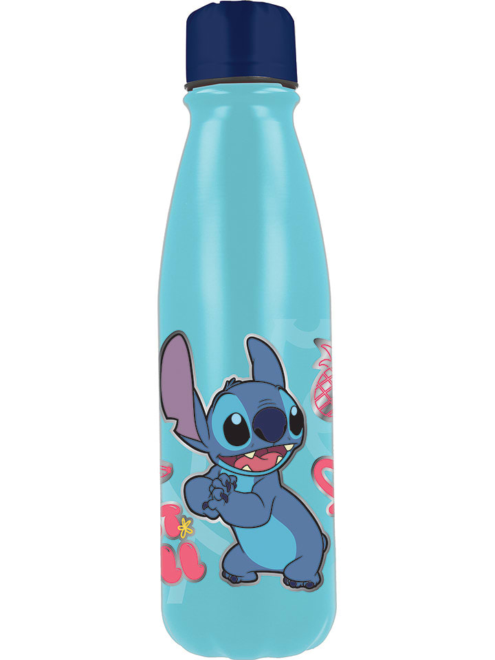 Stor Trinkflasche "Stitch Palms" in Blau - 600 ml - onesize