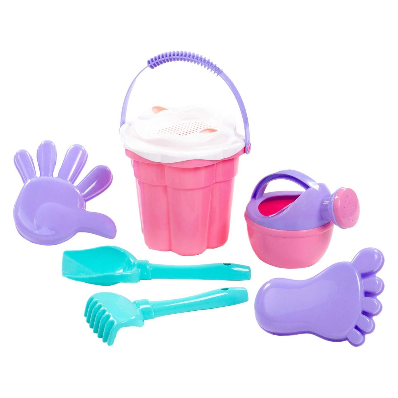 Polesie Cavallino Classic Eimer-Set Pink, 7-tlg. (43695908)