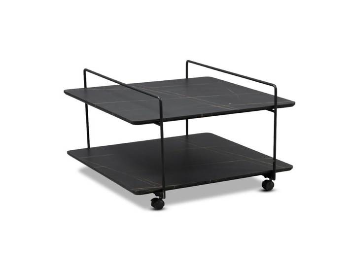 M2 Kollektion Doppio Couchtisch mit Rollen Modern, Zeitlos