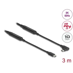 DELOCK Aktives USB 10 Gbps Kabel USB Type-C St zu St gewink.