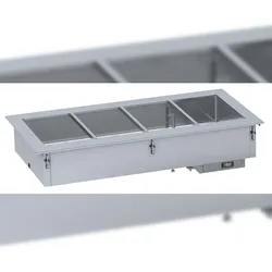 CombiSteel Einbau Bain-Marie 4/1 - manuelle Wasserbefüllung