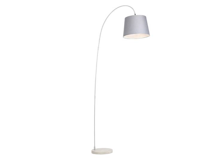 Lampadaire à arc moderne avec abat-jour gris - Bend