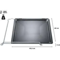 Bosch Hausgeräte HEZ541600, Backblech, Grau