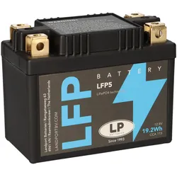 Batterie LiFePO4 12,8V 19,2Wh für Motorrad Startbatterie ML LFP5