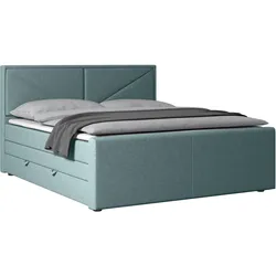 Boxspringbett Lima ca. 180x200 cm Blau