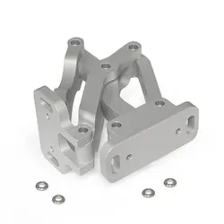 Mehrgelenkscharniere, Aluminium, innenliegend, Öffnungswinkel 90°