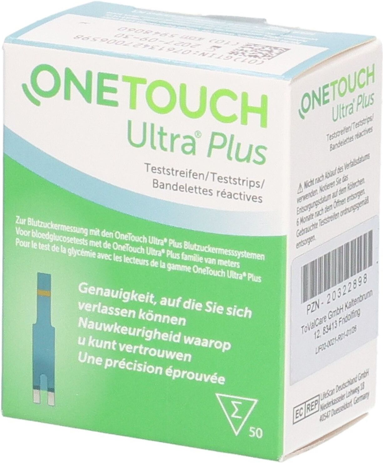 ONETOUCH ONE Touch Ultra Plus Teststreifen 50 St