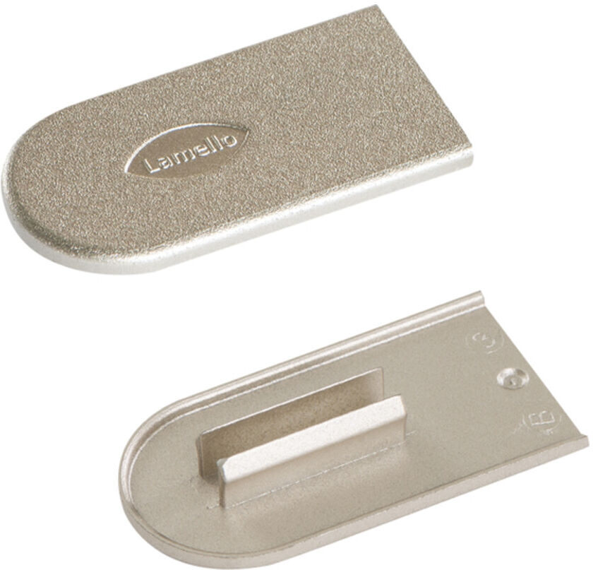 Lamello Cabineo Abdeckkappe, Metalloptik Nickel (186350N)