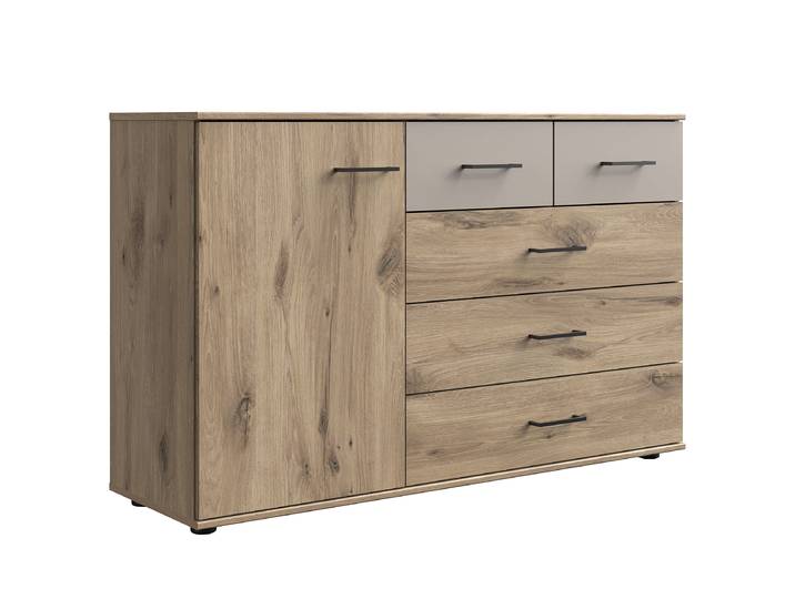 Kommode Belgrad 130cm Holz/Braun