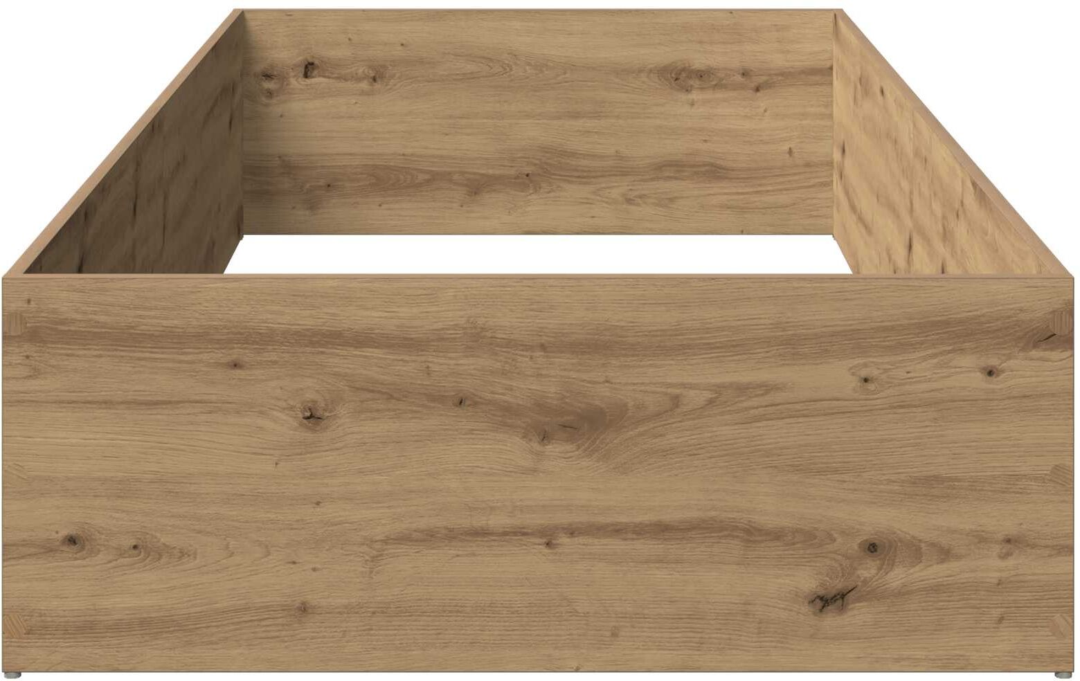 vidaXL Entourage de lit pour sommier réglable Chêne artisanal