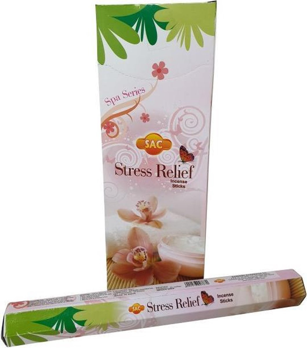 Sac Stress Relief wierookstokjes (6 pakjes van circa 20 stuks)