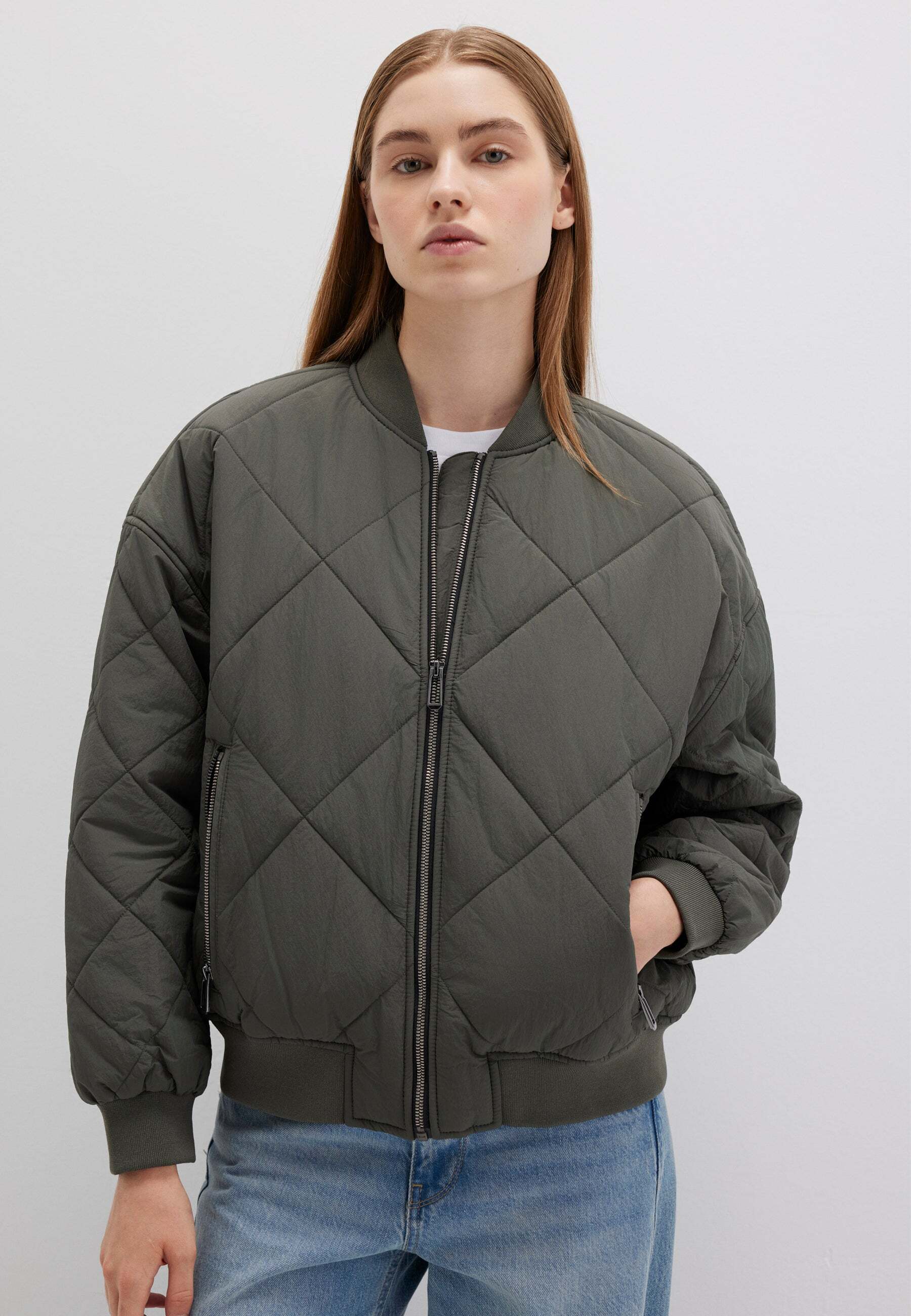Steppjacke MAVI "Mavi Steppjacke Women Jacket", Damen, Gr. S, grün (khaki), Obermaterial: 100% Polyamid PA., Jacken Steppjacke khaki S