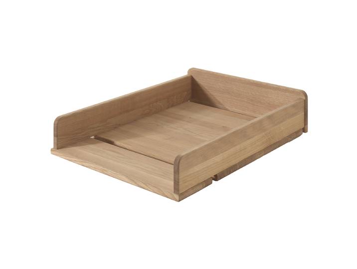 Massiver Wickelaufsatz 54 x 15 x 73cm Braun/Eiche