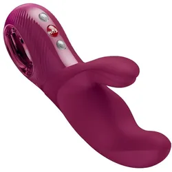Fun Factory, Vibrator, - Miss Bi Rabbit Vibrator Weinrot
