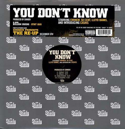 Eminem - You Don't Know [Vinyl Single] - Preis vom 05.10.2026 03:47:11 h